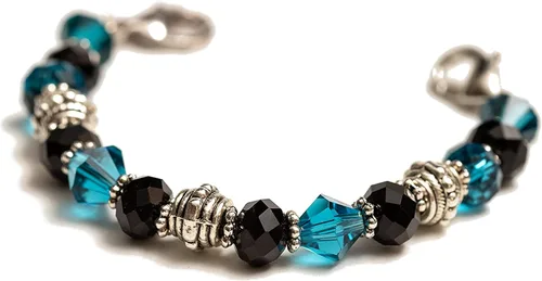 Miniatura 64 de Pulsera elástica de alerta médica, pulsera de identificación médica de repuesto intercambiable, etiqueta de identificación no incluida, cristales
