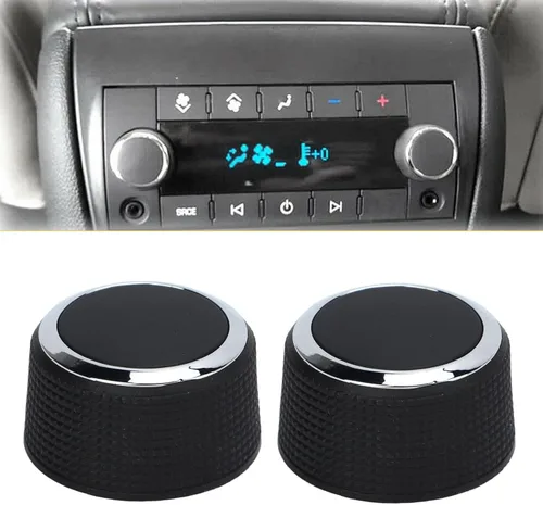 Miniatura 4 de Pomo de control trasero, 2 piezas de botón de volumen de audio trasero 22912547 reemplazo de botón de volumen de audio para Suburban 2007‑2013