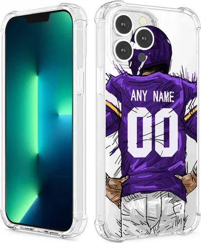 Miniatura 10 de Funda protectora personalizada con nombre y números para iPhone 15, 14, 13, 12, 11 Xs Max XR 8 7 6 Plus 11 Pro Mini, delgada, a prueba de golpes