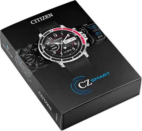 Miniatura 5 de Citizen CZ Smart reloj inteligente de acero inoxidable con pantalla táctil con monitor de ritmo cardíaco GPS altavoz Bluetooth y notificaciones