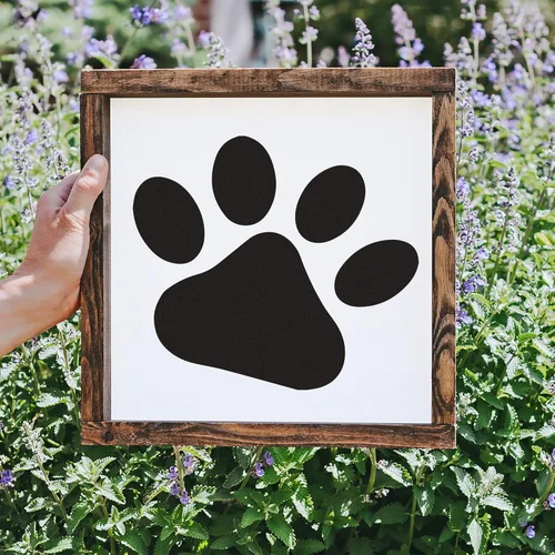Miniatura 7 de Plantilla de pata de perro - Plantillas de huellas para mascotas