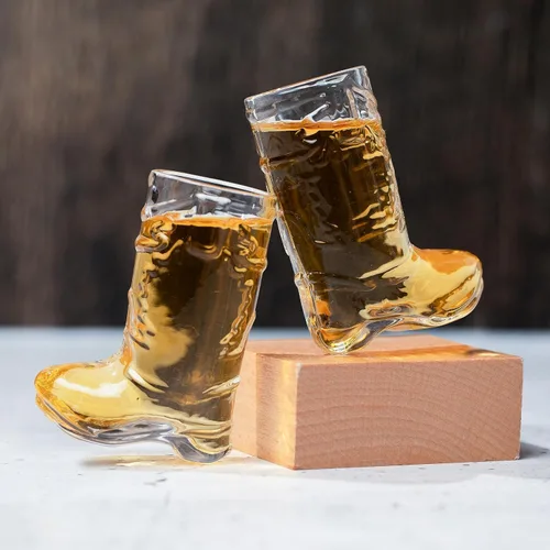 Miniatura 3 de Juego de vasos de chupito de botas de vaquero – Real (no plástico), decoraciones de despedida de soltera, fiesta temática del oeste y vaquero
