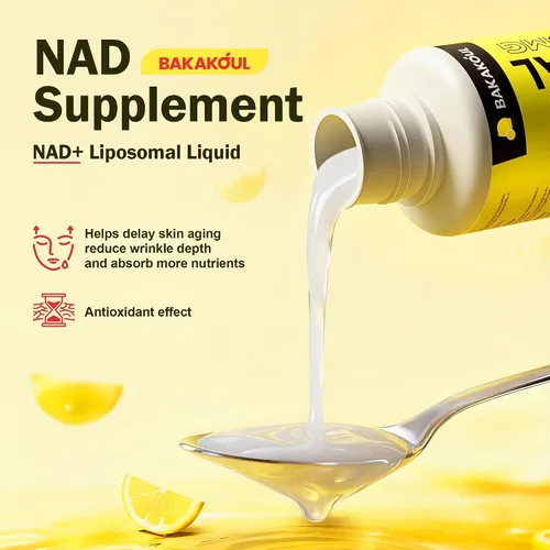 Miniatura 6 de Suplemento líquido liposomal NAD+ - Diseñado para ayudar a apoyar la absorción - absorción celular mejorada, ayuda a apoyar la salud celular normal