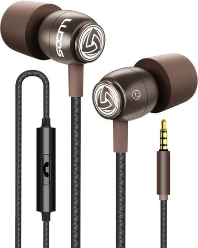 Miniatura 19 de Auriculares con cable Ludos Clamor, auriculares intraaurales, 5 años de garantía, auriculares con micrófono, auriculares con aislamiento de ruido