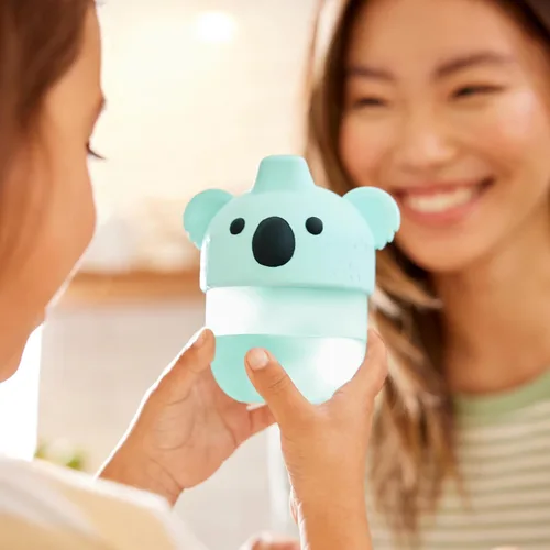 Miniatura 3 de Munchkin Koala - Taza para beber para niños pequeños y bebés de 9 meses en adelante, suave al tacto, a prueba de derrames, 8 onzas, menta