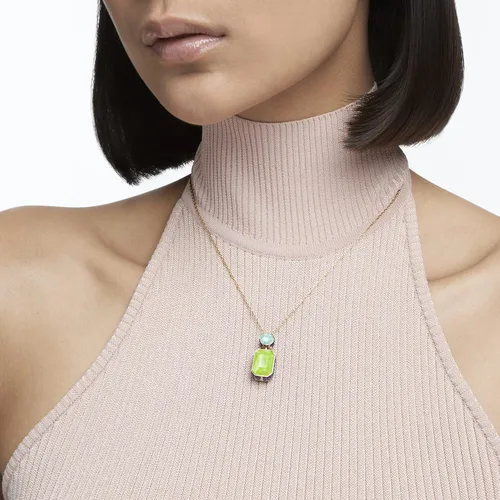 Miniatura 8 de Swarovski Chroma Crystal Pendant Necklace Collection, Gold Tone Finish Setting