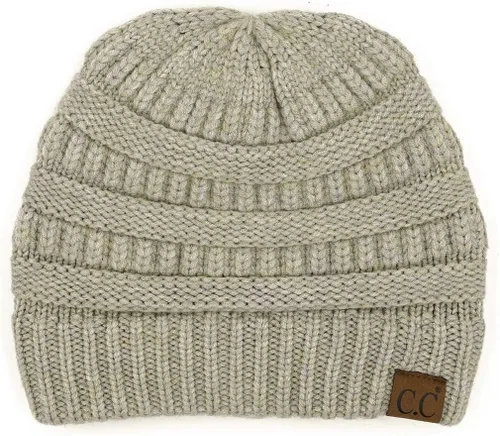 Miniatura 258 de C.C Trendy Warm Chunky Soft Stretch Cable Knit Beanie
