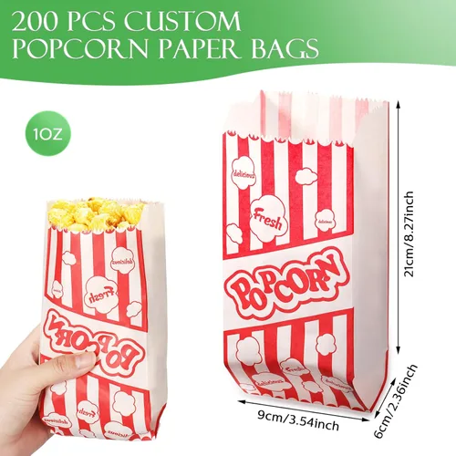Miniatura 4 de Juego de 202 piezas de suministros para máquinas de palomitas de maíz, cuchara de velocidad de tamizado de grano, draga de condimento de acero