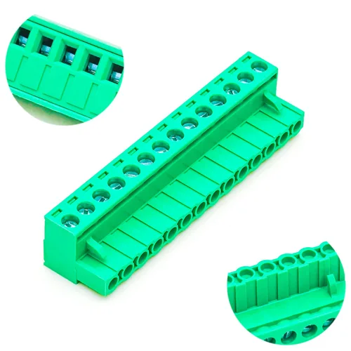 Miniatura 9 de Tcenofoxy - Conector Phoenix de 0.200 in 2/3/4/5/6/7/8/9/10/11/12/13/14/15/16/18/20/24 pines Phoenix Connector conector de bloque de terminales