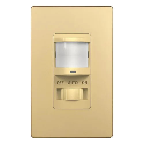 Miniatura 10 de TOPGREENER - Interruptor de luz con sensor de movimiento PIR para pared, interruptor con sensor de ocupación, requiere cable neutro, control manual