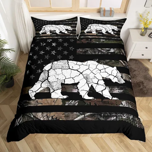 Miniatura 50 de Juego de funda de edredón de elefante bohemio para niños, tamaño individual, juego de ropa de cama de mandala bohemio de 2 piezas para decoración