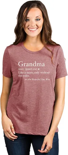 Miniatura 2 de Thread Tank Grandma Definition - Camiseta relajada para mujer