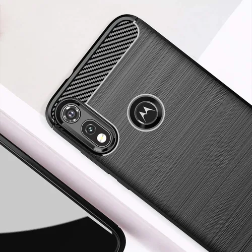 Miniatura 3 de Osophter Funda para Moto E 2020, Moto XT2052-1, funda protectora de goma TPU flexible para Motorola Moto E (2020) (negro)