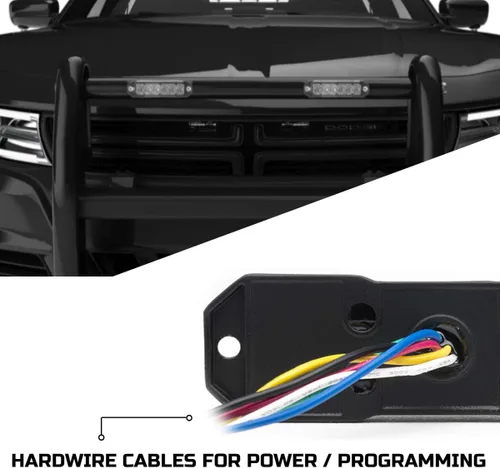 Miniatura 4 de SpeedTech Lights Z-6 TIR - Luz estroboscópica LED de montaje en superficie, 6 LED, faro de advertencia de peligro de rejilla de 18 W para vehículos