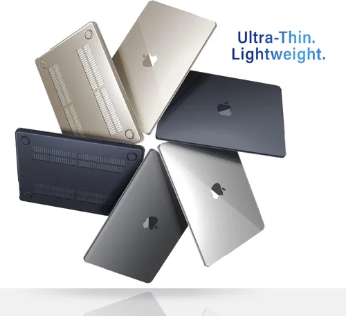 Miniatura 6 de IBENZER Funda para MacBook Air de 13 pulgadas 2026 2025 2024 2023 2022 M4 A3240 M3 A3113 M2 A2681, funda rígida con cubierta de teclado ScreenFilm