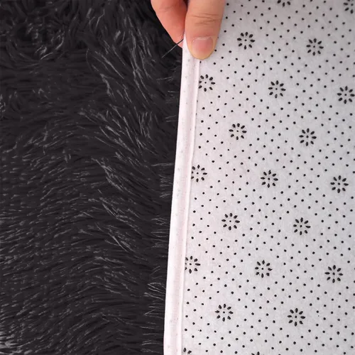 Miniatura 3 de Juego de alfombras de baño ultrasuaves antideslizantes, 3 piezas de felpilla para bañera, ducha y suelo de inodoro, color sólido absorbente de felpa