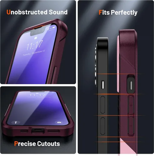 Miniatura 374 de Jeylly Funda para iPhone SE/Funda para iPhone 5S, Exterior de Plástico Duro que Absorbe Golpes + Interior de Silicona de Goma Defensor contra