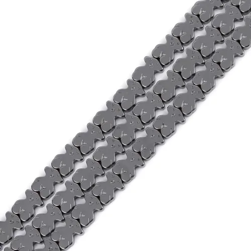 Miniatura 8 de HAAMIIQII 35 piezas de cuentas de gema suelta de hematita negra natural de 12 mm en forma circular, cuentas de piedra espaciadora para hacer