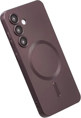 Miniatura 83 de Funda magnética para Samsung Galaxy S22 Ultra, silicona suave, delgada, antiarañazos, con protección de cámara, compatible con MagSafe, color negro