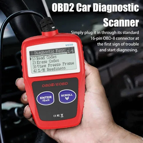 Miniatura 9 de Escáner CAN OBD2 MS309 Escáner automotriz Herramienta de diagnóstico del motor EOBD Lector de código de motor de verificación de automóvil