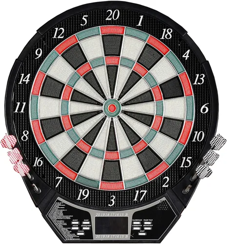 Miniatura 2 de Hathaway Outlaw - Juego de gabinete electrónico de dardos, tablero de dardos eléctrico de 81 pulgadas con gabinete, tablero de dardos profesional