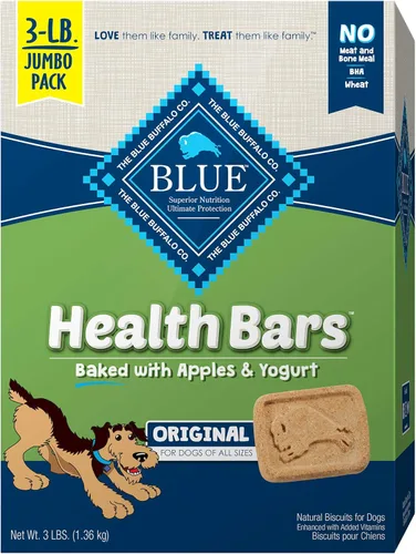 Miniatura 28 de Blue Buffalo Health Bars - Galletas crujientes de tocino, huevo y queso para perros, horneadas al horno con tocino real e ingredientes naturales