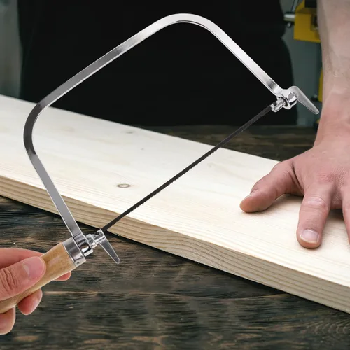 Miniatura 9 de DOITOOL Sierra de afrontamiento de 12 pulgadas para carpintería con mango ergonómico de madera dura y cuchillas de repuesto, sierra de mano