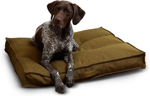 Miniatura 22 de Happy Hounds Milo - Cama cuadrada copetuda para perro, cemento, pequeña (24 x 24 pulgadas), 24.0 pulgadas de largo x 24.0 pulgadas de ancho x 5.0