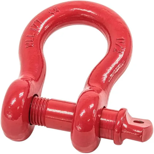 Miniatura 3 de Mytee Products Grillete de anclaje de 1-1/2 pulgadas, acero al carbono forjado con clavija de tornillo de aleación, límite de carga # 17 toneladas