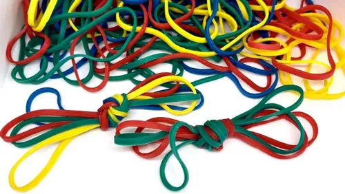 Miniatura 7 de Bandas de goma, tamaño 64 (3 1/2 pulgadas x 1/4 pulgadas), bandas de goma sin látex de colores, banda de goma elástica, suministros de oficina