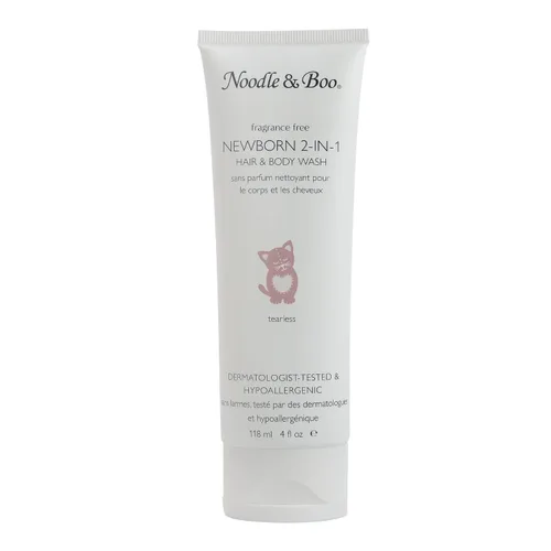 Miniatura 2 de Noodle & Boo Set de regalo de baño y masaje para bebés, con gel de baño y cuerpo para recién nacidos, loción súper suave, probado por pediatras