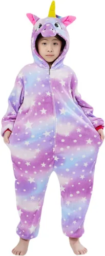 Miniatura 39 de Mameluco de unicornio para pijamas de animales, cosplay, disfraz unisex de Halloween