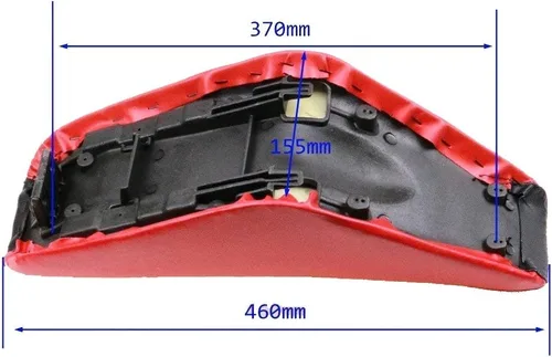 Miniatura 4 de Kit de carenado de cuerpo de plástico y asiento alto para CRF XR CRF50 XR50 50s 50cc 70cc 110cc 125cc Dirt Pit Bike (negro + rojo)