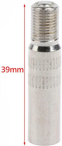 Miniatura 2 de 3 piezas de extensión de vástago de válvula de neumático de 1.535 in, adaptador de boquilla de extensión de inflado de neumáticos de rueda