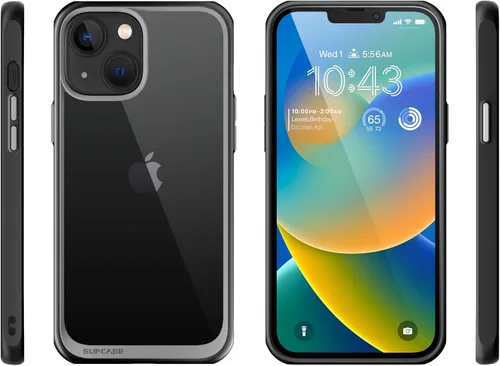Miniatura 9 de SUPCASE Unicorn Beetle Style Series - Funda para iPhone 14 / iPhone 13, funda protectora híbrida delgada y transparente (negro)