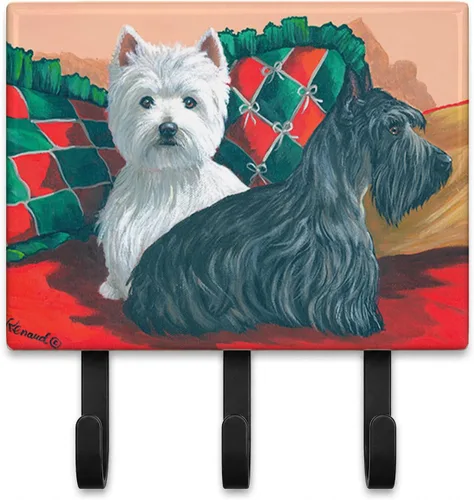 Miniatura 48 de Caroline's Treasures Bichon Frise Sisters - Ganchos para correa o llavero, multicolor