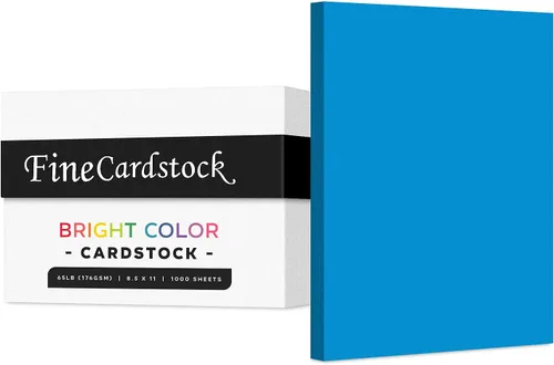 Miniatura 25 de Papel de alta calidad para tarjetas de colores, caja de 1000 hojas, cartulina de peso medio de 65 libras, perfecta para suministros escolares, artes