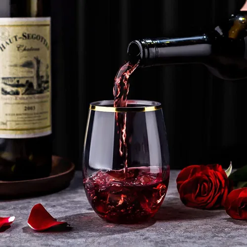 Miniatura 6 de Vaso de vino de 15 onzas con letra A, regalo personalizado con inicial, para boda, dama de honor, cumpleaños, graduación, para hombres y mujeres