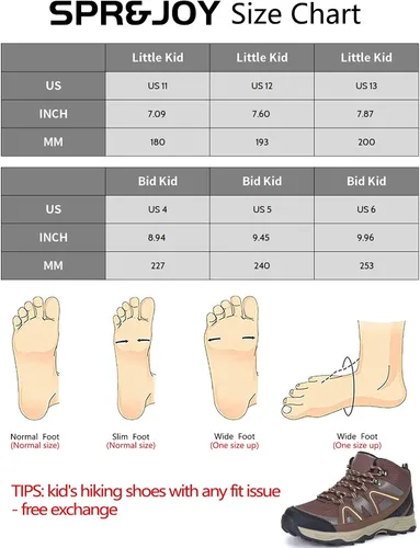 Miniatura 8 de SPR&JOY Zapatos deportivos antideslizantes para niños, transpirables, ligeras, atléticas, para correr, caminar, para niños pequeños y grandes