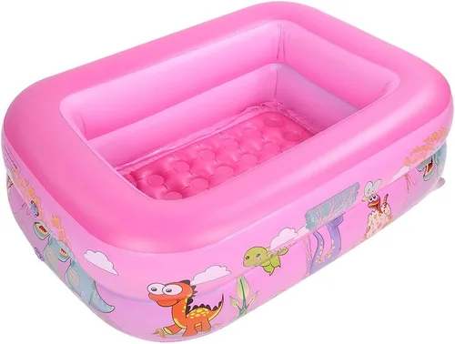 Miniatura 3 de Piscina familiar inflable con bomba de 47.2 x 35.4 x 14.2 in, piscinas para niños y adultos o toda la familia, más que otras piscinas inflables