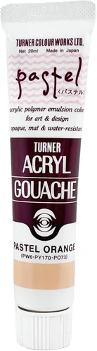 Turner Color Gouache acrílico, naranja pastel, AG020181, 0.7 fl oz (0.7 fl oz) (No. 6)