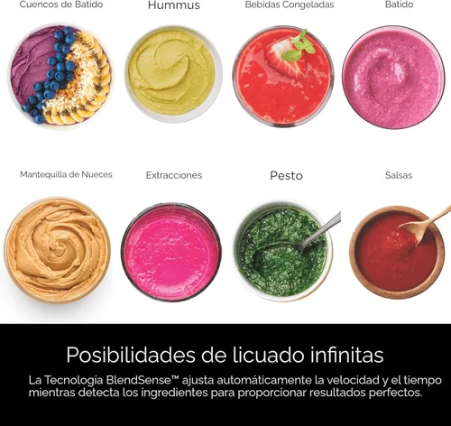 Miniatura 2 de Ninja TB201 Detect Power Blender Pro, tecnología BlendSense, para batidos, batidos y más, 1800 vatios de pico, 72 onzas, jarra, licuadora, negro