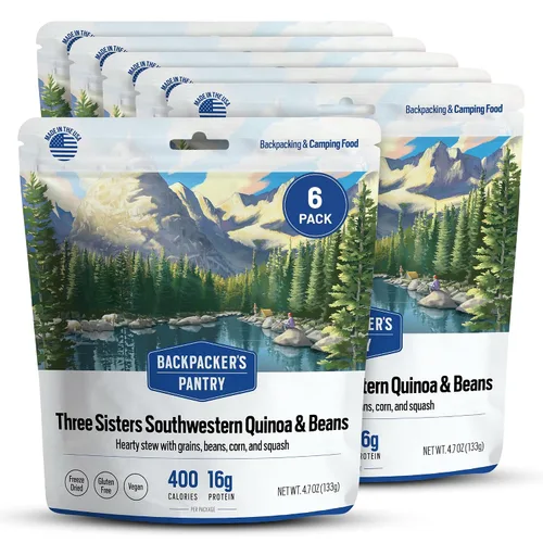 Miniatura 33 de Backpacker's Pantry Curry de Katmandú Comidas veganas para mochileros Alimentos liofilizados para acampar 0.78 oz de proteína 6