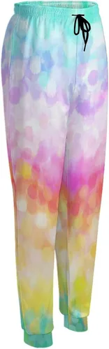 Miniatura 5 de Painted Rainbow Casual Sweatpants for Women High Waisted Jogger Pants Sport Trousers with Pockets