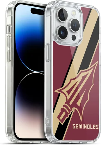 Miniatura 129 de Head Case Designs Funda de gel suave FSU Seminoles de la Universidad Estatal de Florida con licencia oficial compatible con Apple iPhone 13 Pro Max