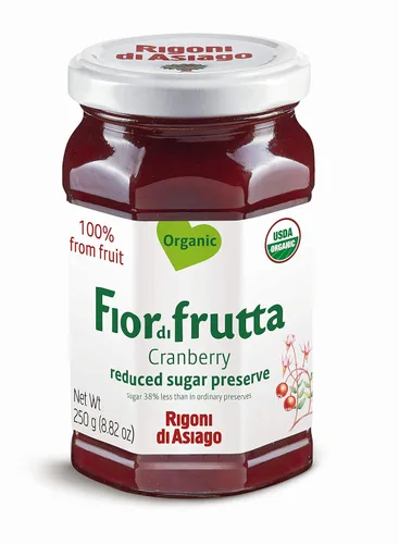 Miniatura 15 de Rigoni di Asiago Fiordifrutta, untable de frutas orgánico, arándano silvestre, 8.82 onzas