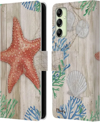 Miniatura 19 de Head Case Designs Officially Licensed Paul Brent Agate Mermaid Coastal Leather Wallet Case Compatible with Samsung Galaxy A14 5G