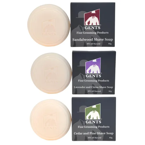 Miniatura 11 de G.B.S Jabón de afeitar para hombre 97% natural enriquecido con manteca de karité y glicerina, crea una rica forma de espuma, 3 onzas cada paquete