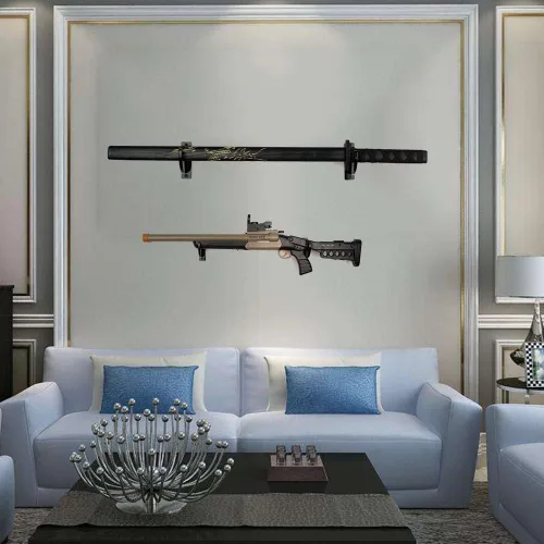 Miniatura 6 de WANLIAN Soporte de soporte para espada, Katana de espada Samurai, soporte de sable de luz