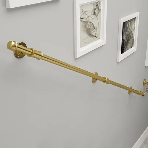 Miniatura 5 de Pasamanos para escaleras interiores y exteriores, barandillas de escalera barandilla de seguridad para niños mayores con soportes de pared, hierro